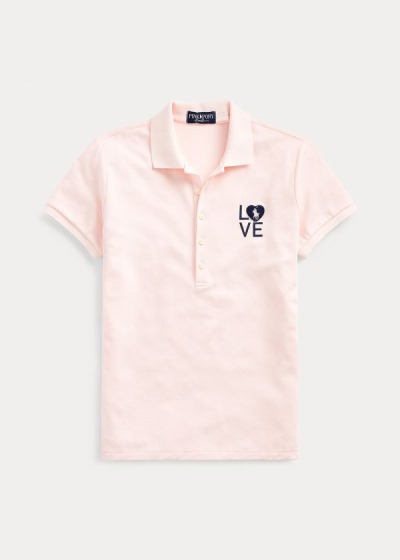 Camisa Polo Ralph Lauren Mujer Rosas - Pink Pony - GHVPZ5340